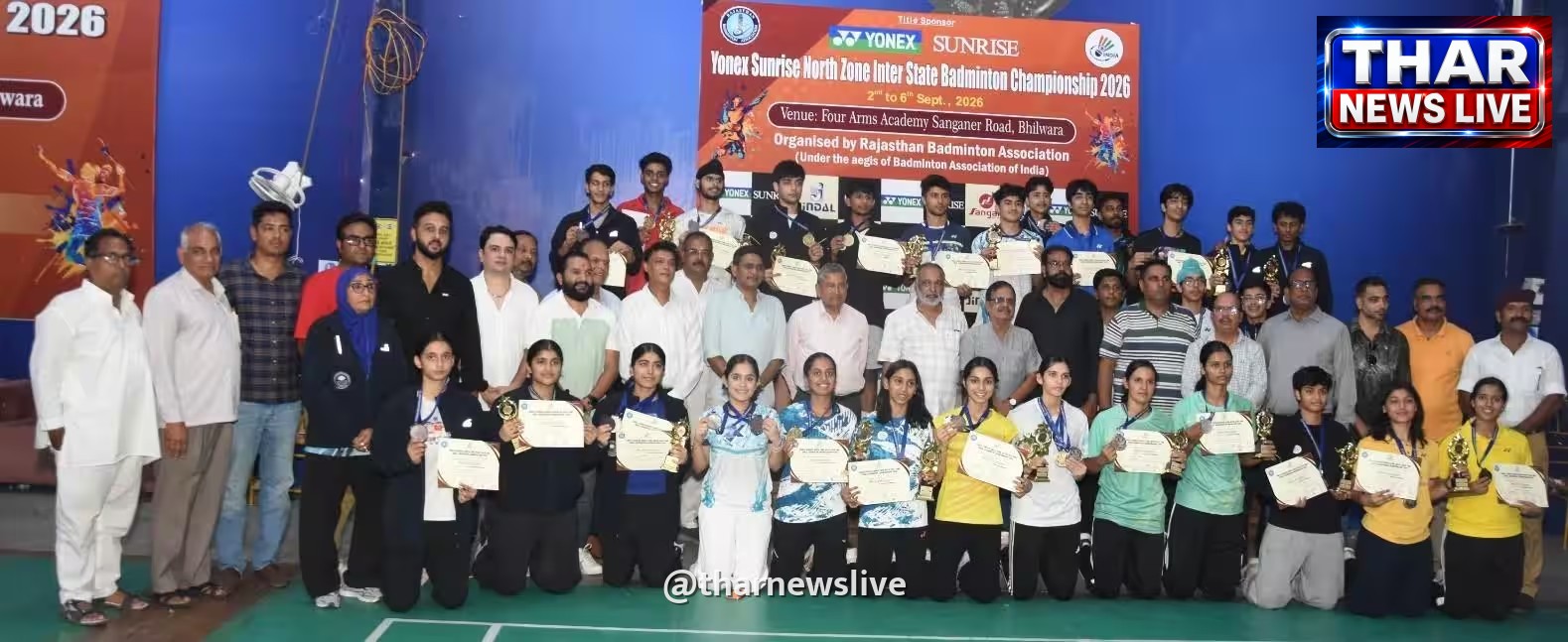 बैडमिंटन कोर्ट पर राजस्थान का दबदबा: स्नेहा लांबा ने जीता अंडर-19 खिताब, मिश्रित युगल में भी लहराया परचम