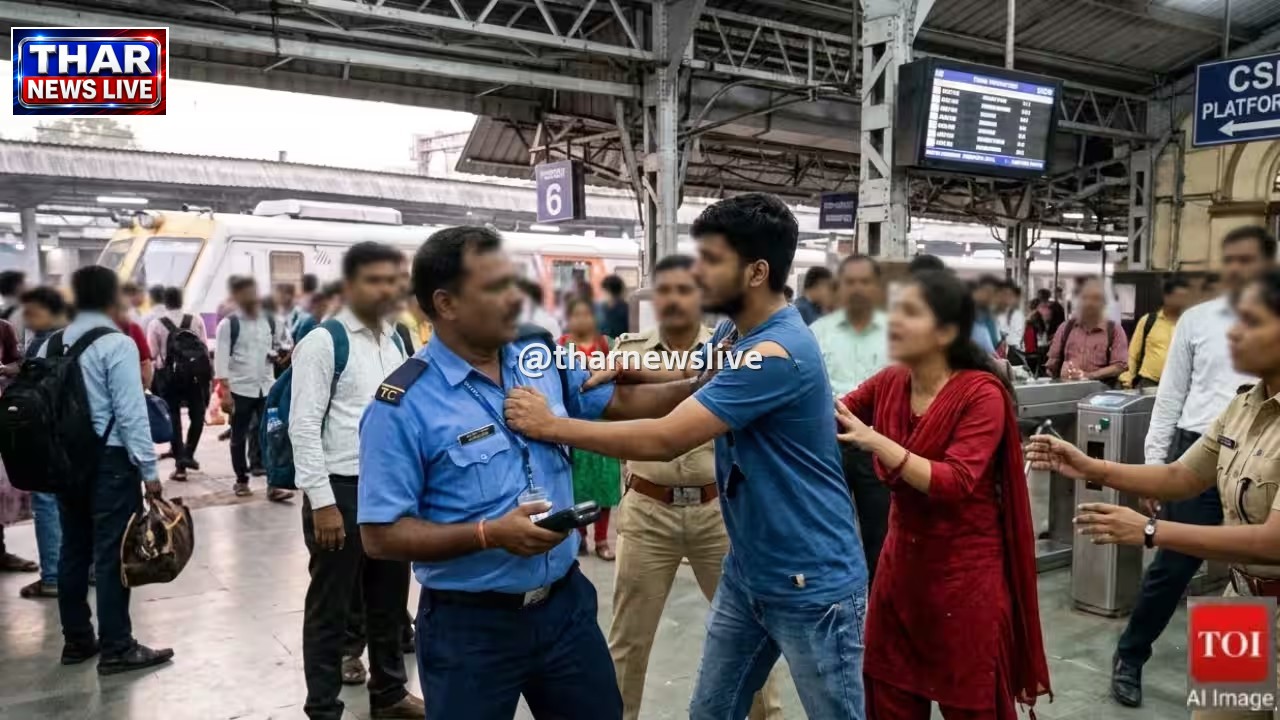 मुंबई के सीएसएमटी स्टेशन पर टीसी के साथ मारपीट, बिना टिकट यात्रा कर रहे जोड़े पर एफआईआर दर्ज